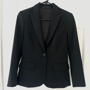 Theory Gabe Blazer / Suit Jacket, Black Size 0